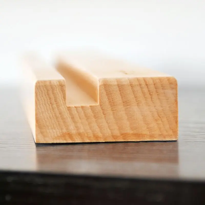 Durable Beech Record Display Stand Bracket Turntable Holder for LP Vinyl Records Accessories