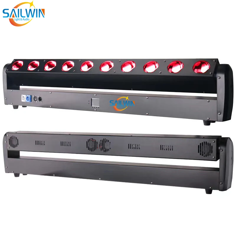 

Sailwin CE Stage10X40W RGBW 4in1 LED Moving Head Beam Light DJ Stage LED Wall Washer Lighting For Xmas Party With RDM Program