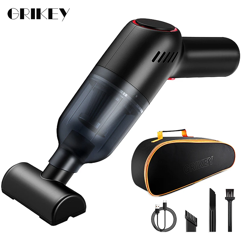 

GRIKEY Rechargeable Vacuum Cleaner Wireless Car Vacuum Cleaner Autobiotic Wet and Dry Vacuum Cleaner for Home Vacuums Cleaners