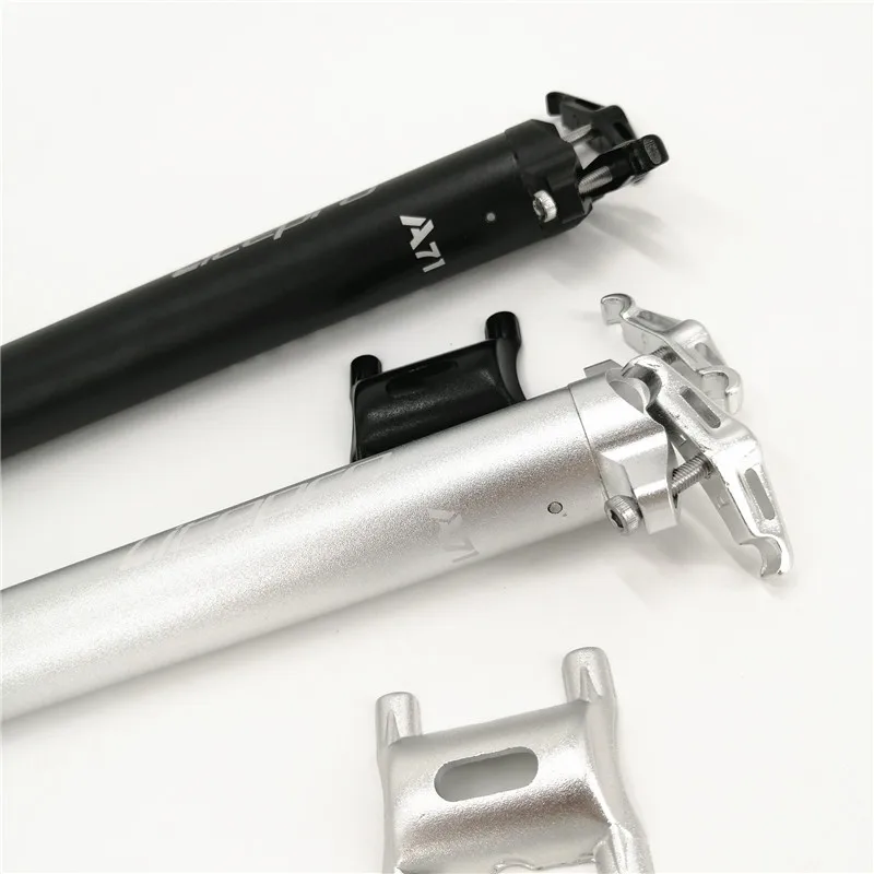 Litepro A71 Seat Post 31.8mm *600mm For Brompton Seatpost Aluminum Alloy 6061 Folding Bike Seat Tube Black Silver