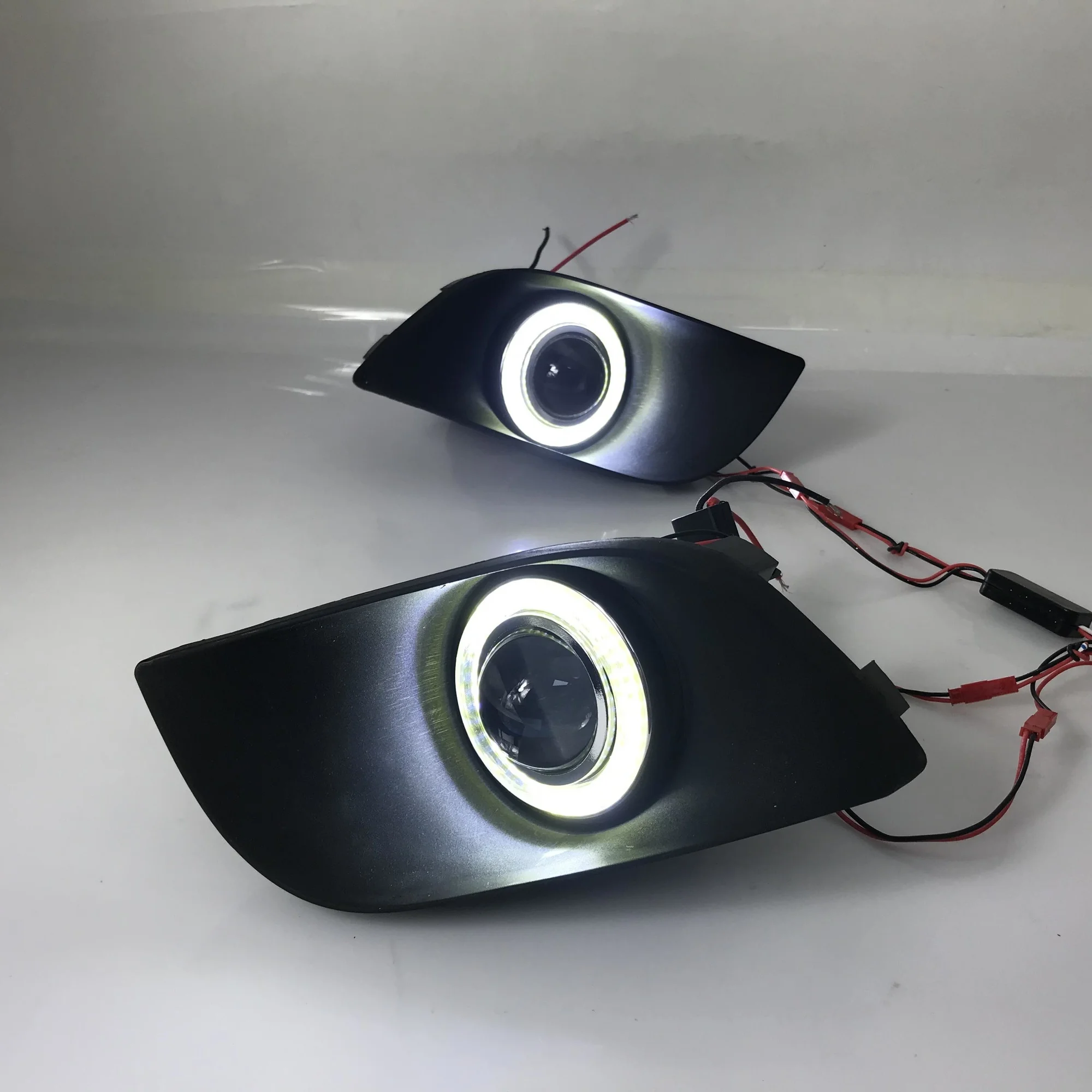 Osmrk fog lamp driving light assembly for suzuki liana cob angel eye led daytime running lights APP control