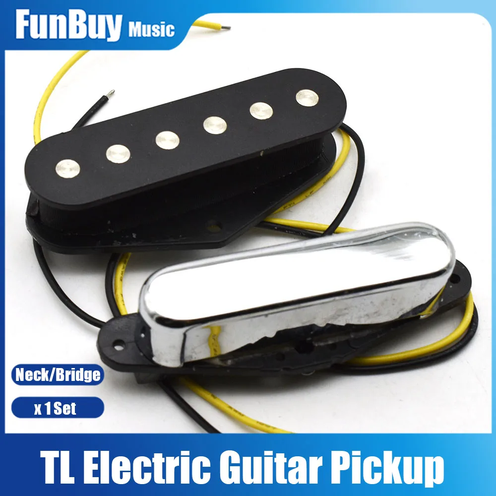 Set of 2pcs TL Electric Guitar Pickup Neck and Bridge Pickup for TL Guitar Guitar Accessories