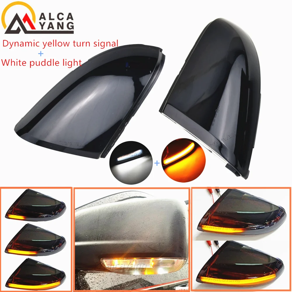 2pcs Dynamic Blinker Turn Signal LED For Dodge Ram 1500 2500 3500 arrow mirror indicator 2009 2010 2015 2018 flasher 68064948AA