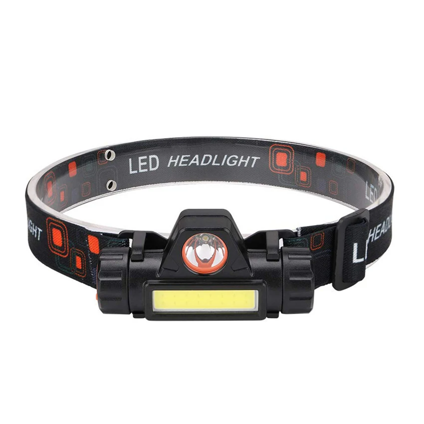 Torcia frontale a LED (batterie incluse), con magnete, attrezzatura per lampada frontale adatta per corsa, campeggio, escursionismo, arrampicata