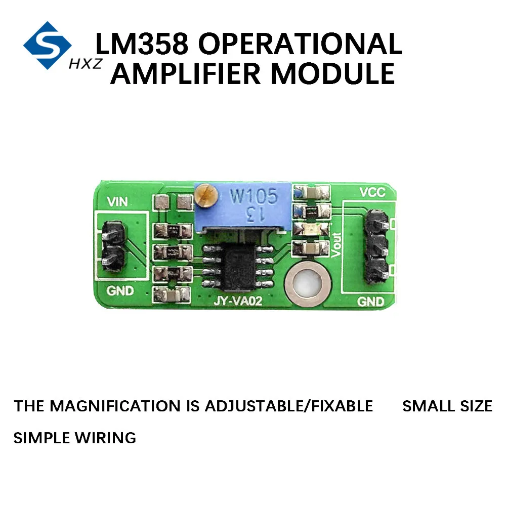 LM358สัญญาณอ่อน Acquisition DC โมดูลหลายปรับเอาต์พุตแบบอะนาล็อก