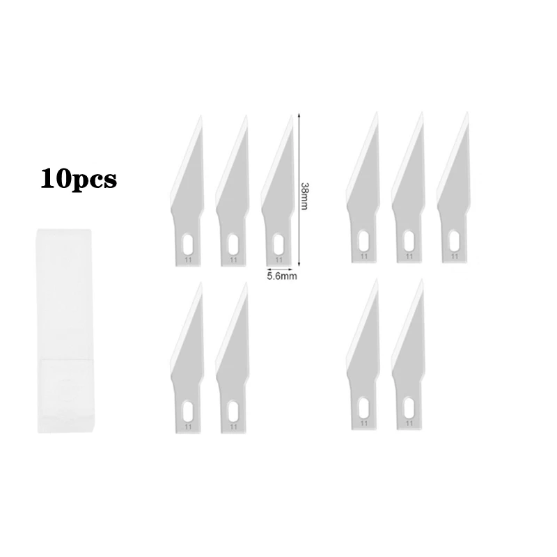 Metal Scalpel Knife Tools Kit Engraving Cutter Carving Sculpture Non-Slip Knife Safety Paper Cut Handicraft Carving Tools