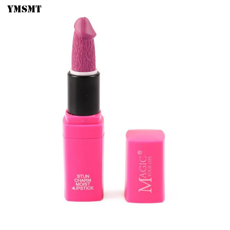 12 Colors Spoof Penis Lip Makeup Lipstick Lasting Moisturizing Cosmetics Lipstick Red Lipstick Matte Waterproof Lipstick