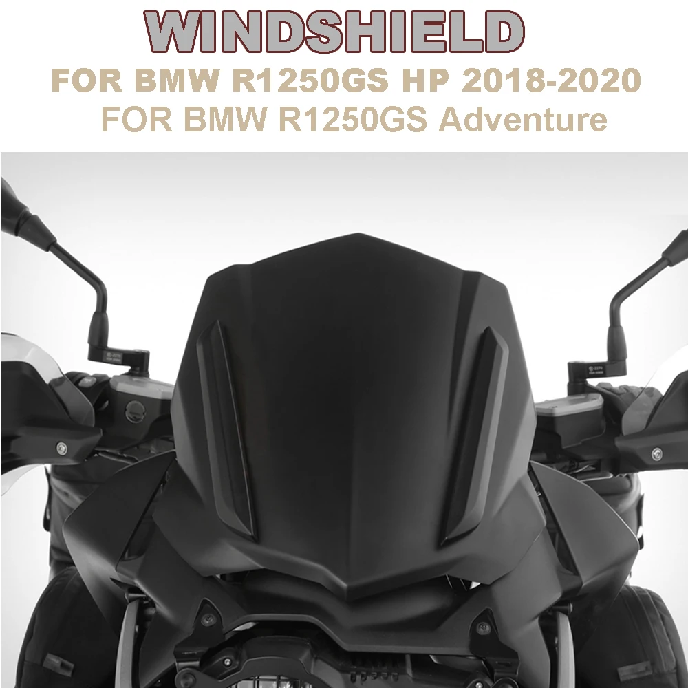 

Motorcycle FOR BMW R1250GS HP R1250 GS Adventure R1250GS HP 2018 2019 2020 2021 Front Windshield Windscreen Airflow Wind Deflect