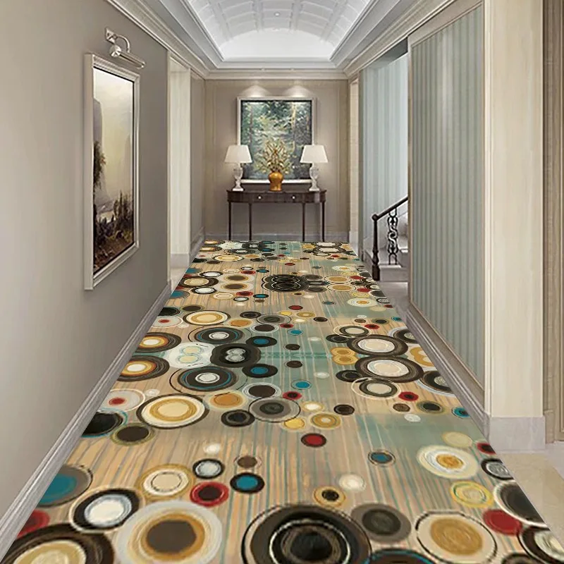 3D Corridor Carpet Aisle Household Butterfly Strip Carpet Door Non-slip Kitchen Strip Carpet 3D Three-dimensional Cliff Carpet