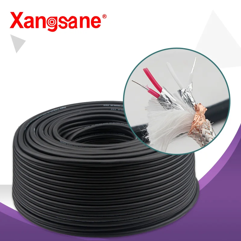 Xangsane SP-9003Ag hifi four-core 6N single crystal pure silver audio signal cable XLR balance line over machine line