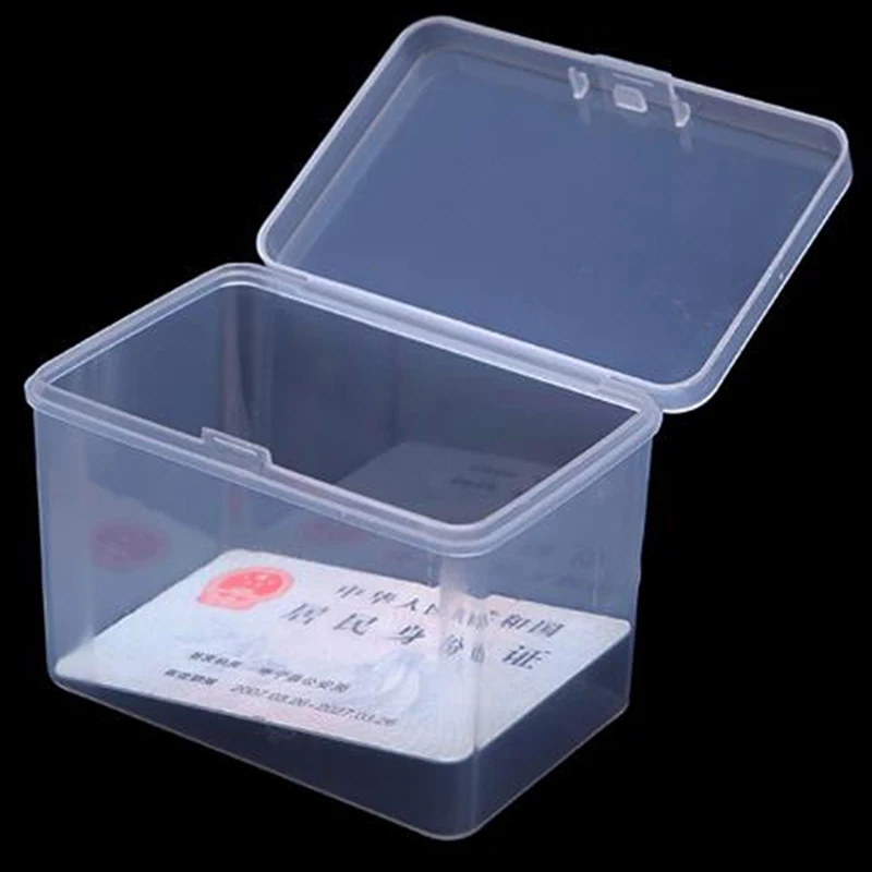 Opakowanie małe pudełko pojemnik na wióry pojemnik przezroczysty plastikowy mały produkt PP materiał pudełko cukierków gadżety