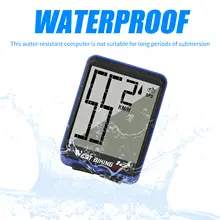 Wireless Waterproof Bicycle Computer with Backlight #2