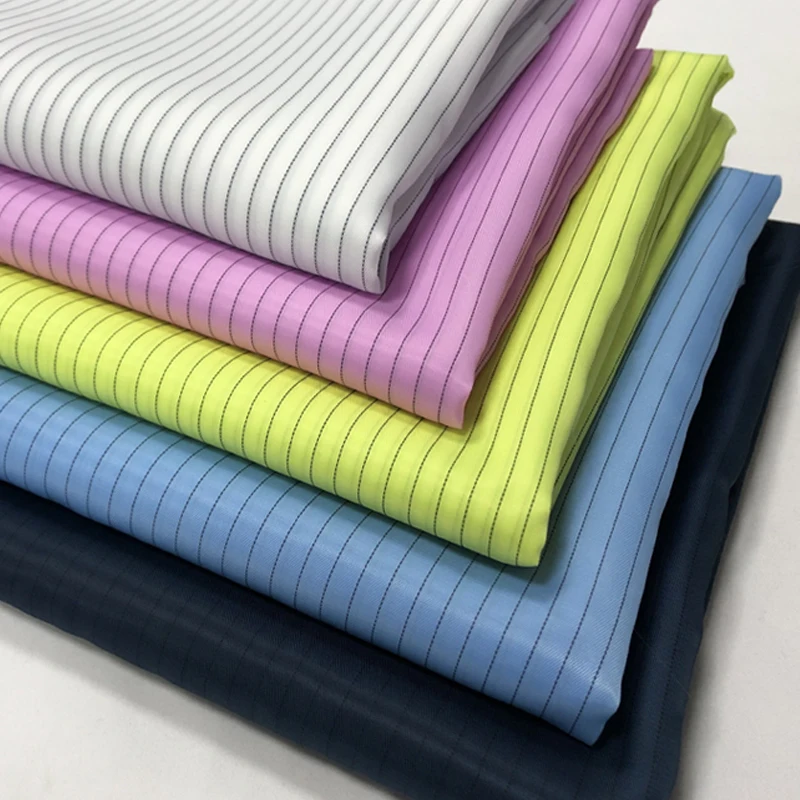 100cm*150cm Anti-Static Workshop Fabric Dust-Free Clothing ESD Fabric