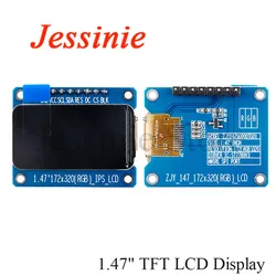 IPS 디스플레이 스크린 LCD 모듈, SPI 인터페이스, ST7789 드라이버, 172X320 컬러 LCD, 1.47 인치, 1.47 인치, 172x320