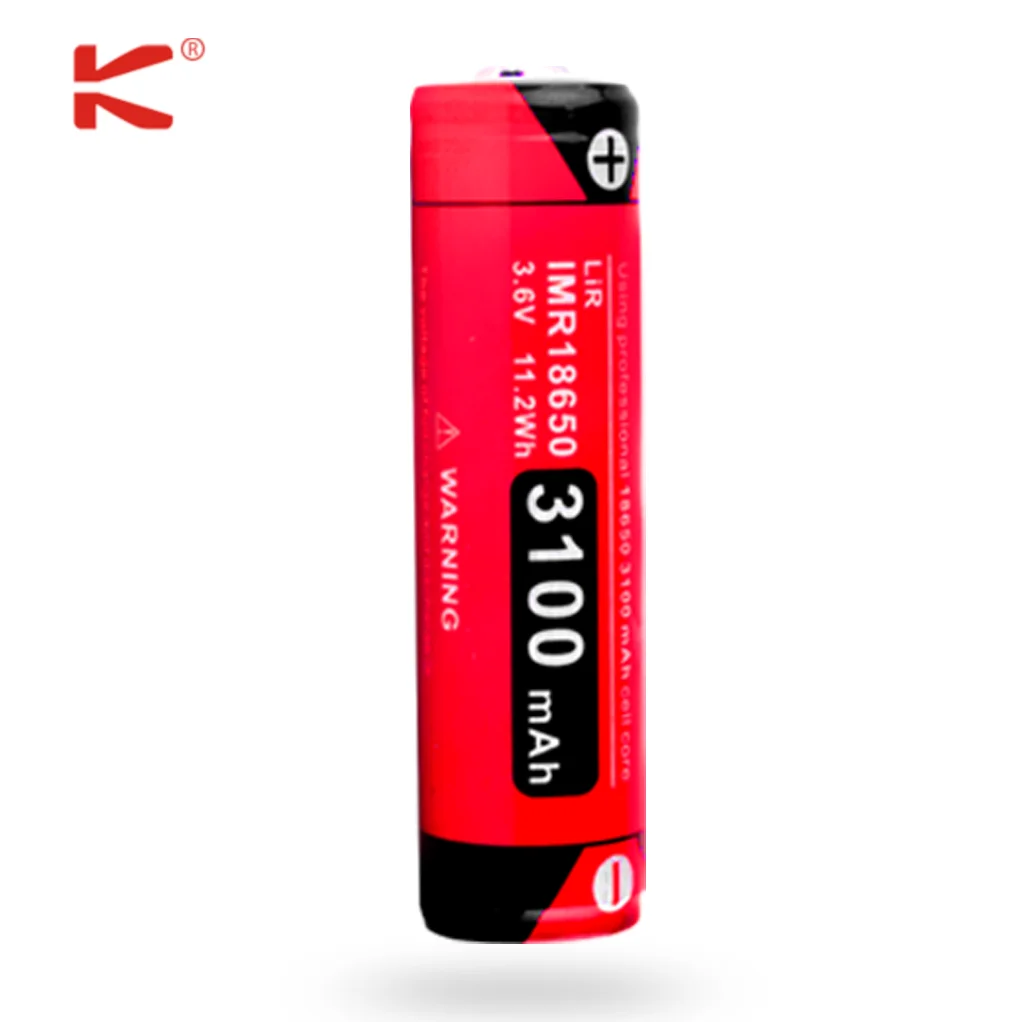 Klarus 18GT-IMR31 3100 mAh High Quality IMR 18650 Battery for XT2CR PRO  XT11GT  KLARUS XT11X XT11S  XT11GT Pro LED Flashlight