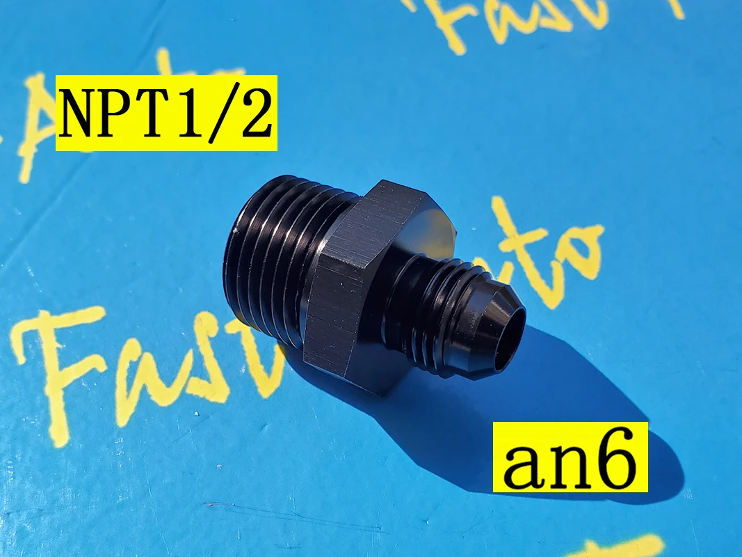 

Male npt1/2 1/2npt npt 1/2 to 6an an6 an 6 male adaptor adapter hose Fitting