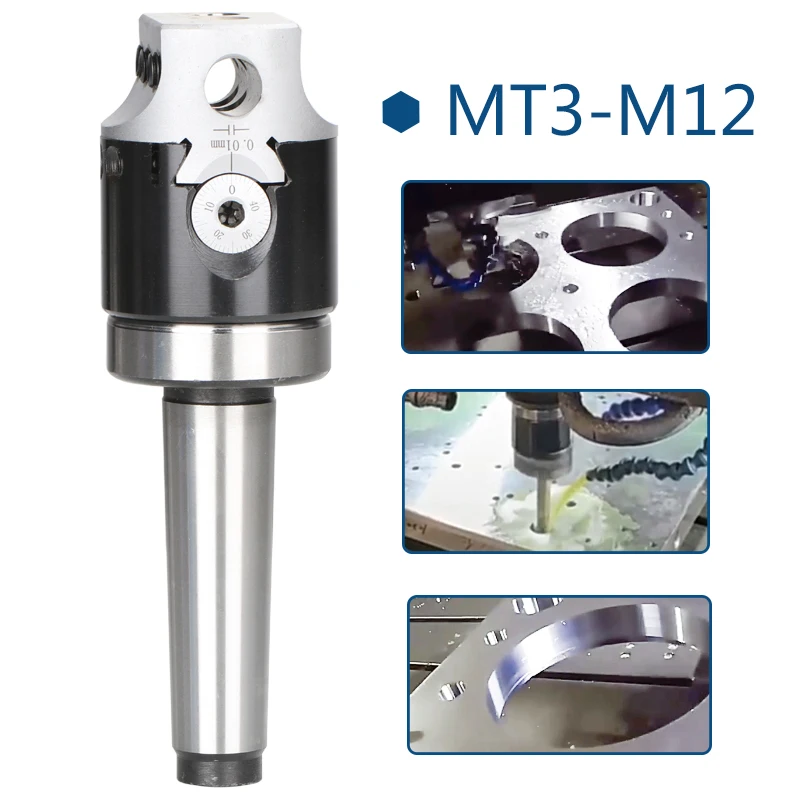 Imagem -03 - Atarraxamento Chato Barra Conjunto Cnc Arbor Adaptador para Morse Gereedschap Peças Ferramentas de Máquinas Acessórios Mt3-m12