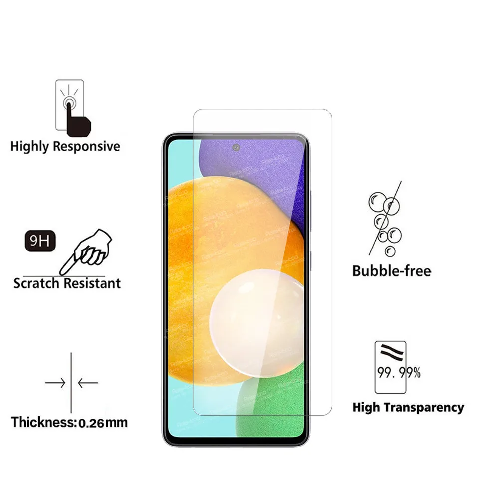 Camera Tempered Glass For Samsung Galaxy A52 A72 5G A51 a71 4G A526B A726B A515F a715F A 52 51 72 71 Protective Screen Protector