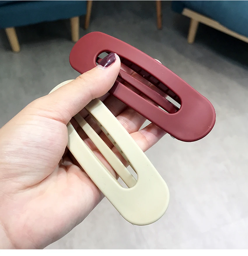 1 pz barrette di colore della caramella acrilica moda femminile Clip di capelli perno di capelli s grande perno di capelli per le donne ragazza accessori per lo Styling dei capelli