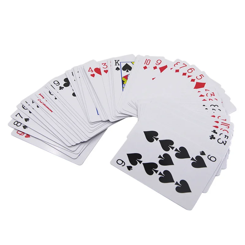 Cartas de juego marcadas en secreto, naipes mágicos transparentes para exteriores, interiores, camping, recreación