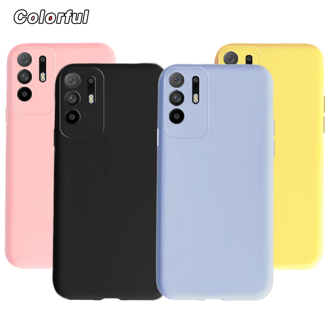 Candy Silicone Case For OPPO F19 Pro Plus 5G F19 Pro+ Phone Case Soft Shockproof Back Cover For Oppo F19 F 19 Pro F19Pro Plus