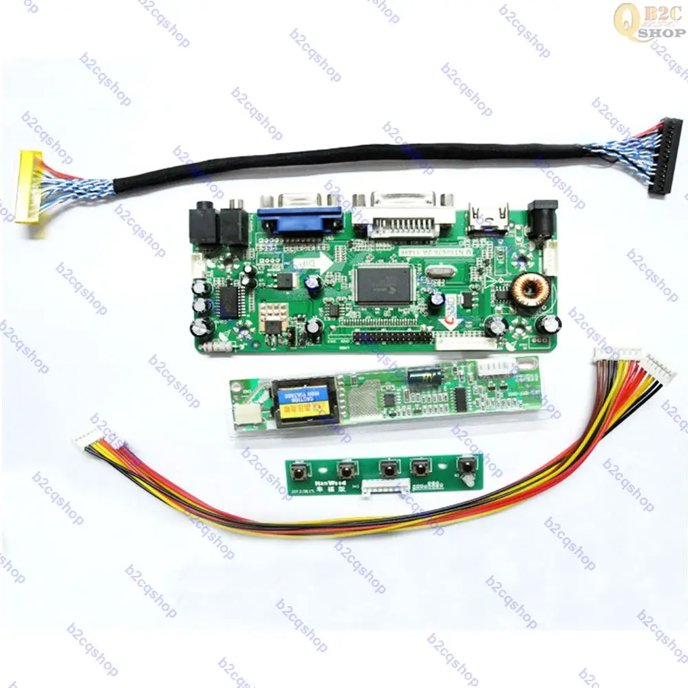 

ЖК-дисплей драйвер платы контроллера комплект для 15,4 "LTN154U2-L06 1920X1200 LTN154U2 L06, совместимому с HDMI + DVI + VGA + аудио