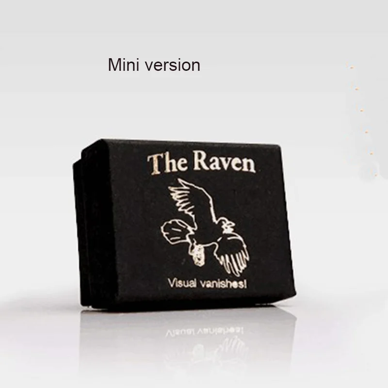 Mini The Raven Vanishing Coin Magic Tricks Coin Disappear Close Up Illusions Gimmick Props Mentalism Comedy Accessories