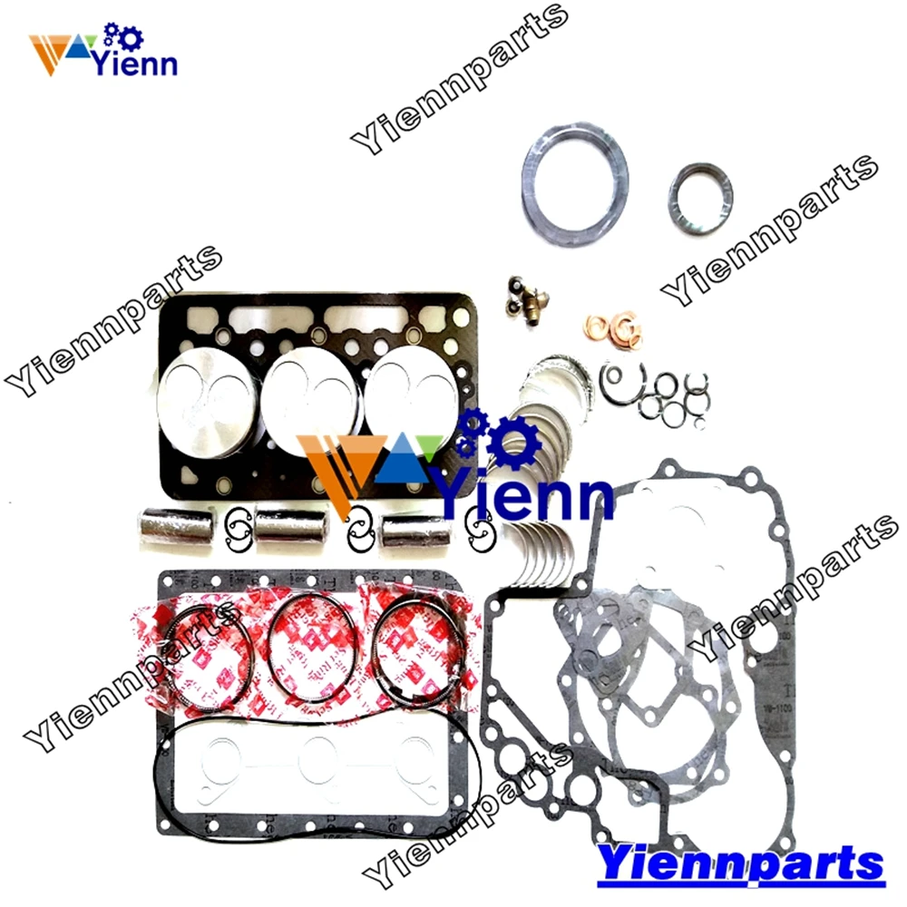 D1302 Overhaul Rebuild Kit For Kubota Engine Parts Fit KH60 KH11H Excavator