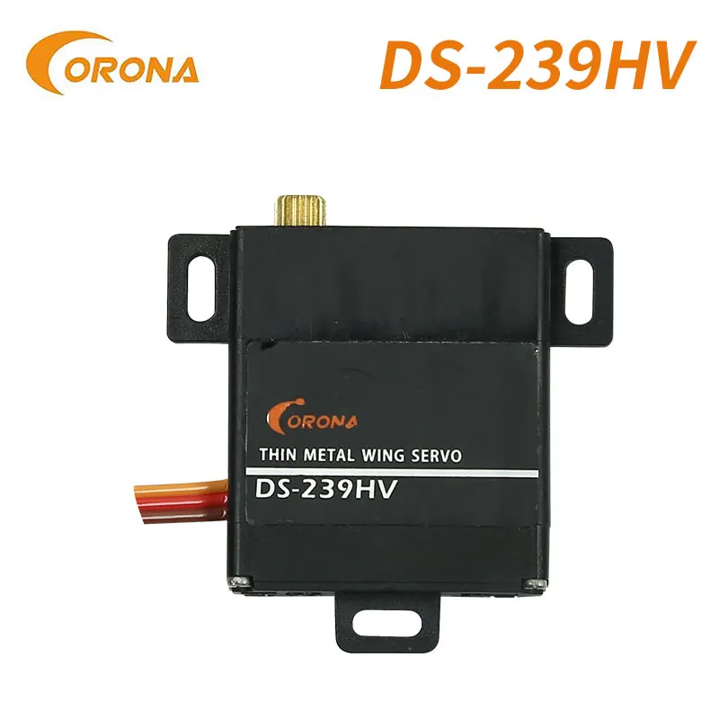 1-4pcs Corona DS239HV Digital Slim Wing Servo (Metal Gear) 4.6kg / 0.13sec / 22g 6.0V/7.4V ds-239hv ds-239