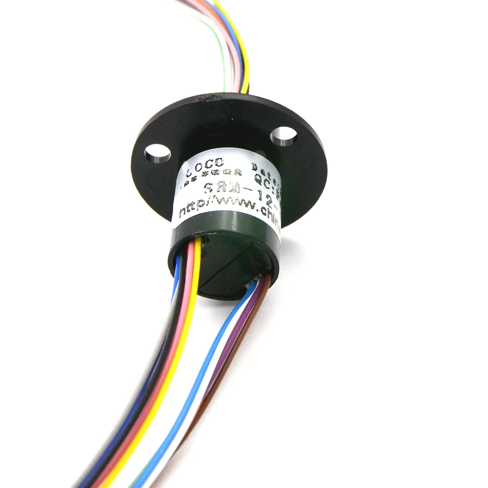 Micro Slip Ring 2/4//6/8/12/24 Channel 2A 12.5mm/15.5mm Rotate Dining Table Slip Ring Electric Collector Rings