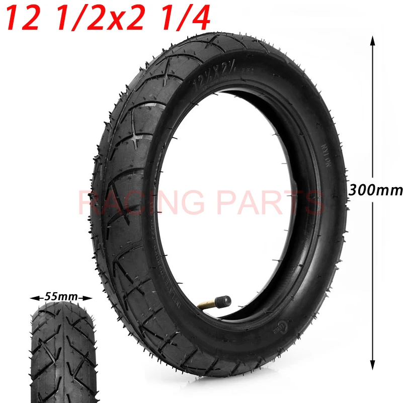 

12 1/2 X 2 1/4 Tire & inner tyre fits Many Gas Electric Scooters and e-Bike 12 1/2*2 1/4 tyre