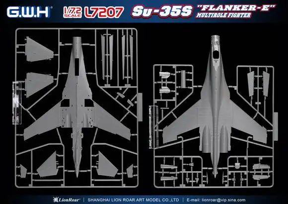 GreatWall Hobby L7207 1/72 Russian Su-35S 