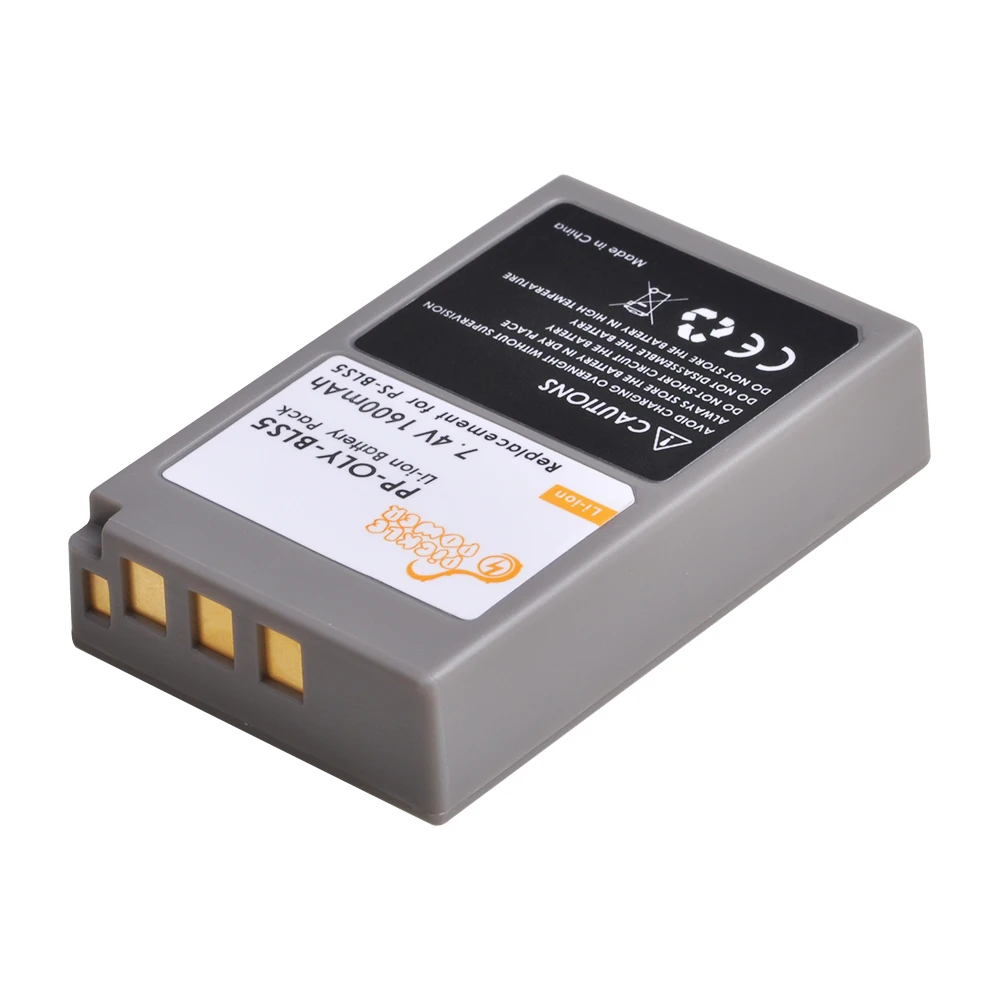 PS-BLS5 BLS-5 BLS5 BLS-50 Battery LED Built-in USB Dual Charger for Olympus PEN E-PL2 E-PL5 E-PL6 E-PL7 E-PM2 OM-D E-M10