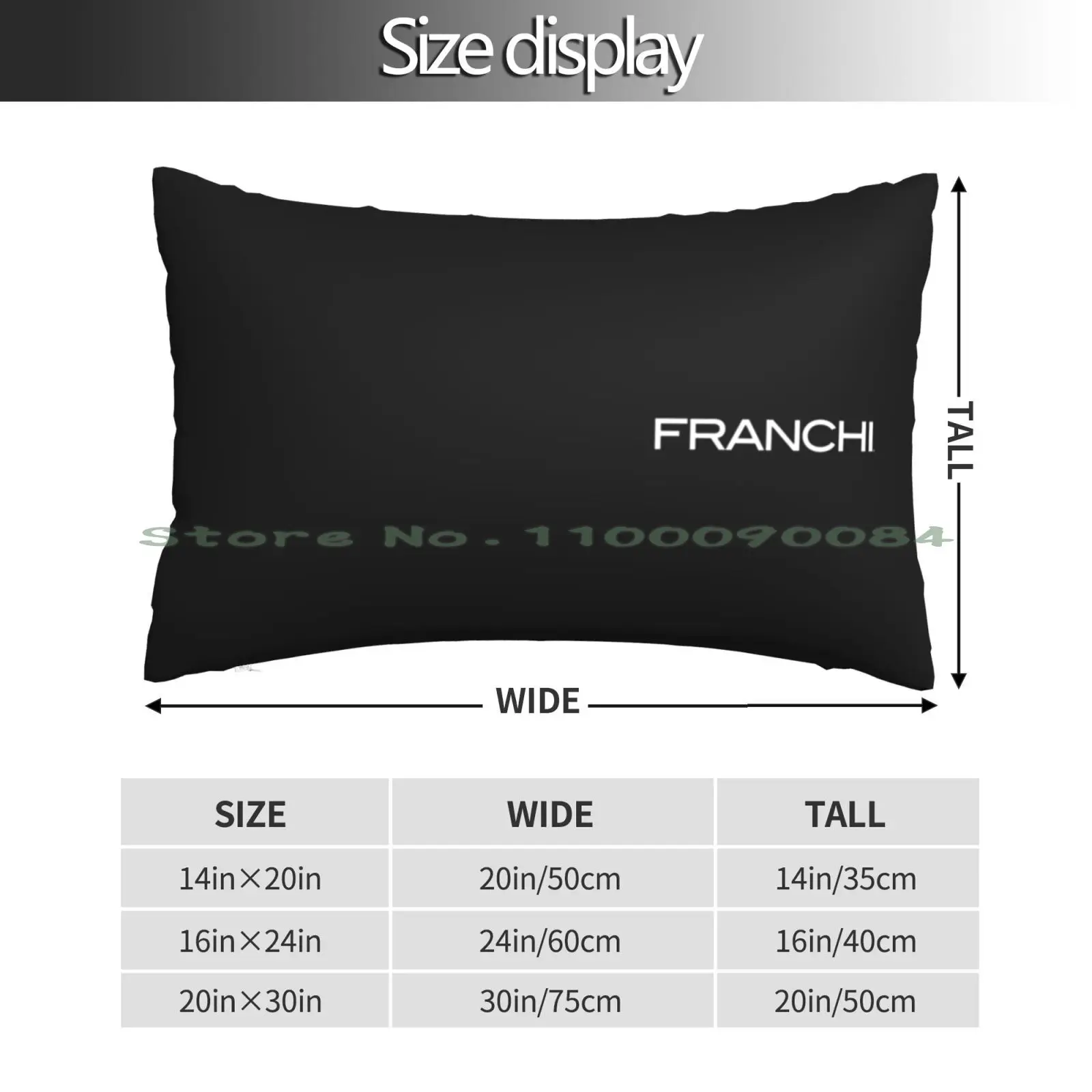 Franchi Logo Pillow Case 20x30 50*75 Sofa Bedroom Franchi Logo 80 S Logo 80 S Berlusconi Canale 5 Channel 5 Ciccio Ingrassia