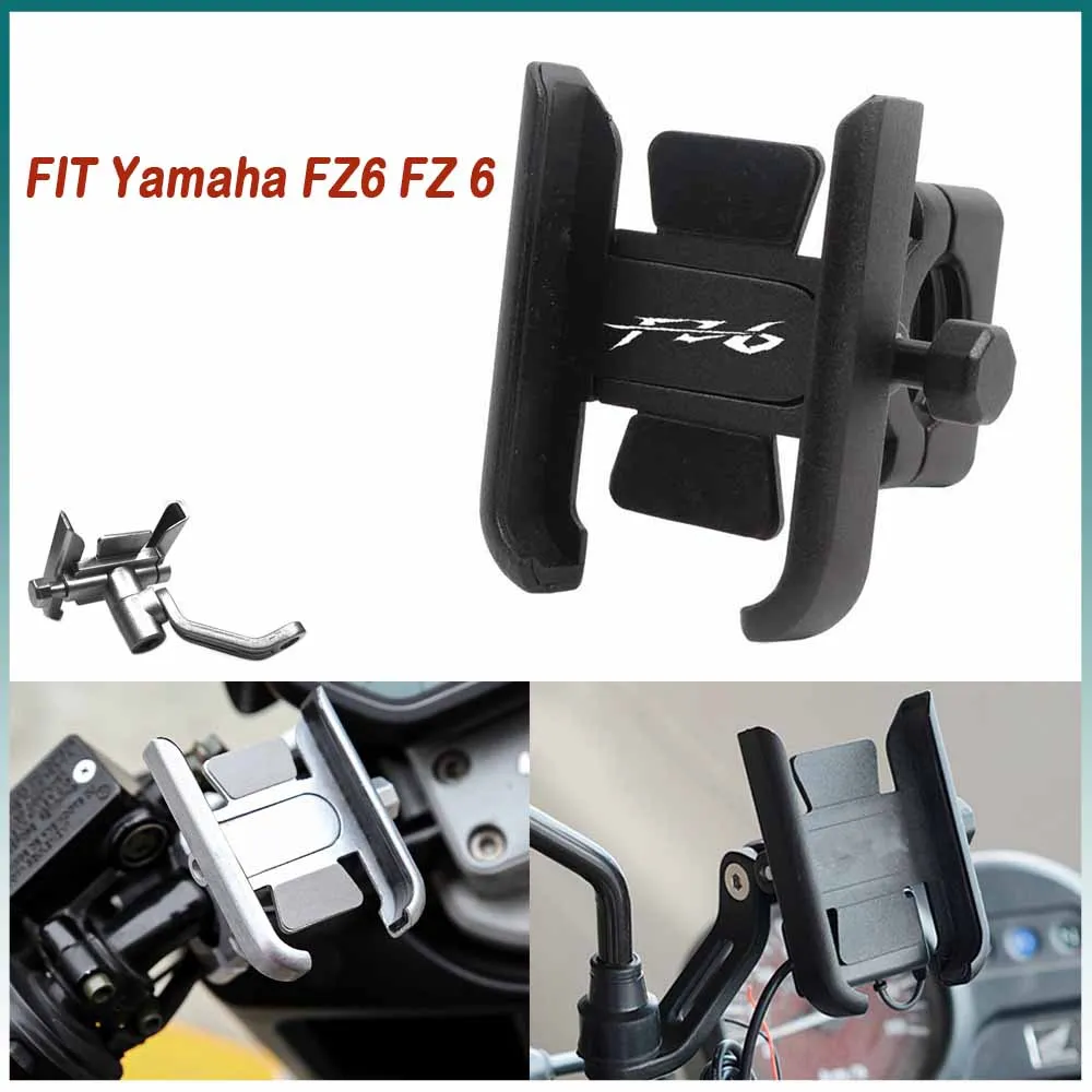 

For Yamaha FZ6 FZ 6 Handlebar Mobile Phone Holder GPS stand bracket Motorcycle accessories