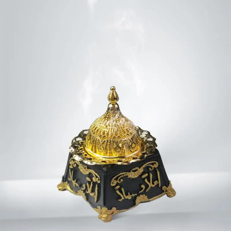 

Middle East Ceramics Incense Burner Holder Censer Retro Arabic Resin Incense Burner Home Decoration Desktop Aromatherapy Burner