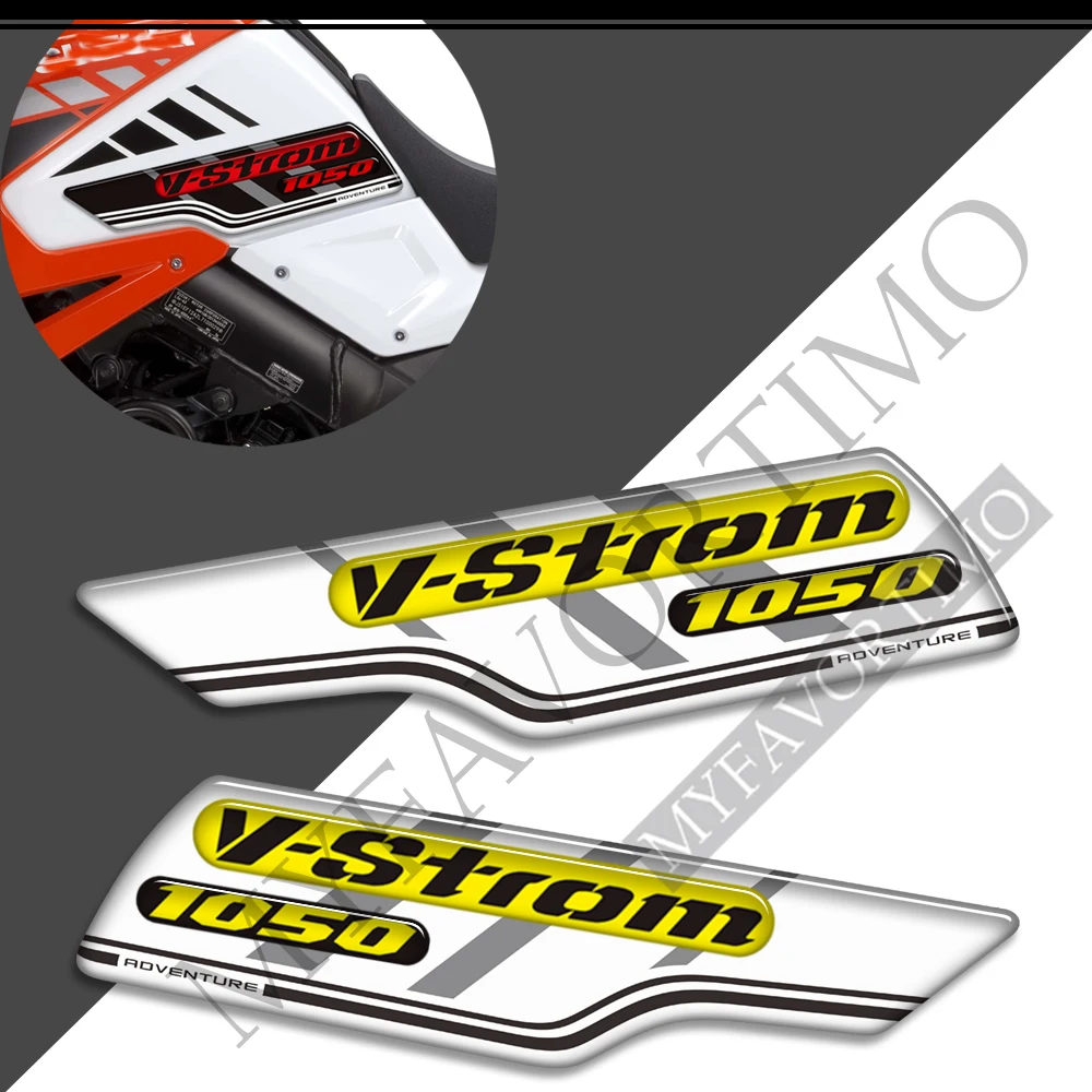 New Tank Pad Protector Trunk Luggage Cases 3D Stickers Fuel Oil Kit For Suzuki V STROM VSTROM DL 1050 XT Adventure