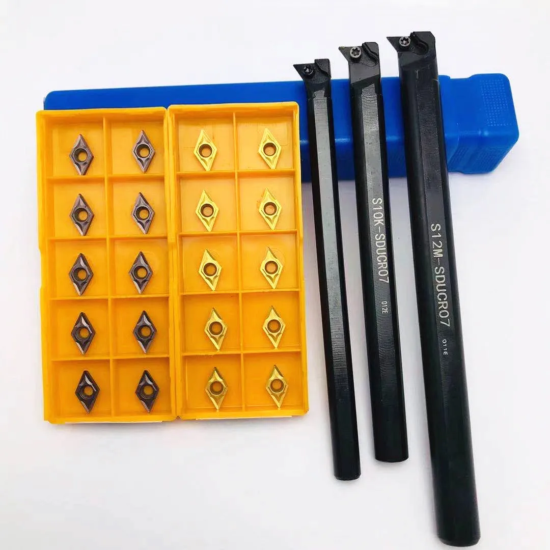 

DCMT070204 carbide inserts for S08K SDUCR07 S10K SDUCR07 S12MSDUCR07 S14N-SDUCR07 S16Q-SDUCR07 internal turning tool holder