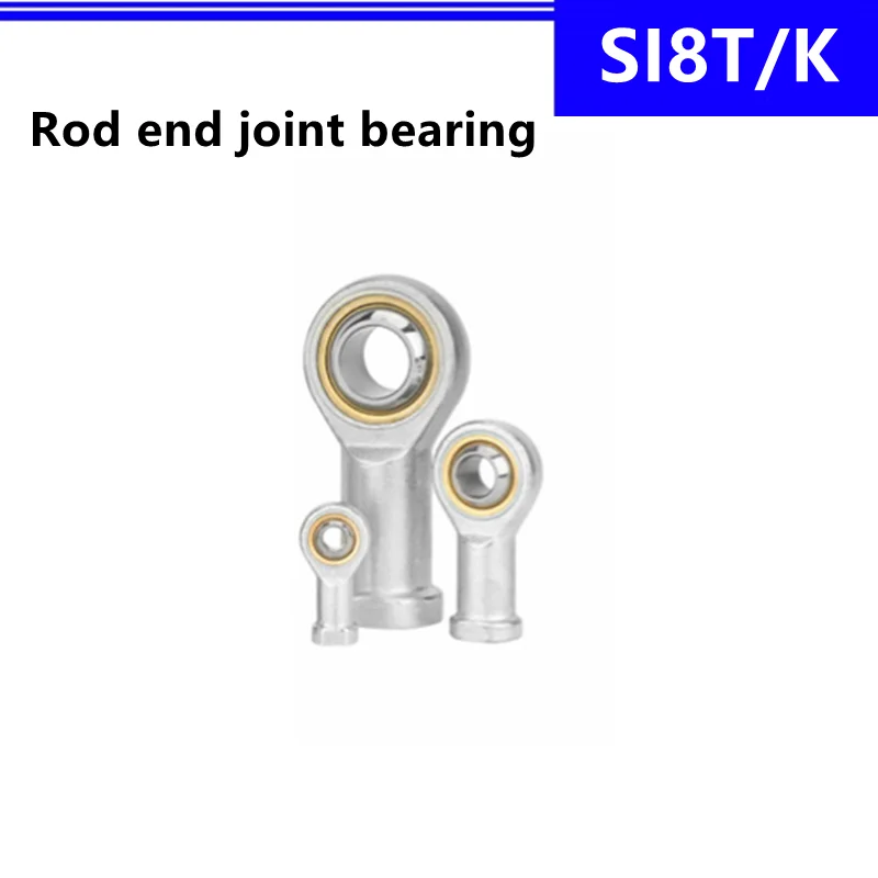 

20Pcs SI8T/K 8mm Inner Piston Rod End Joint Bearing Ball Head Fish Eye Universal Knuckle SI8/TK