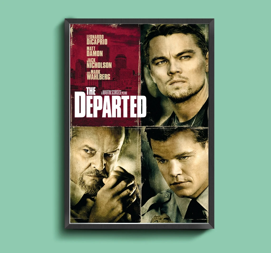 

The Departed Movie Poster Home Wall Painting Decoration Classic Movie Canvas Poster (No Frame)