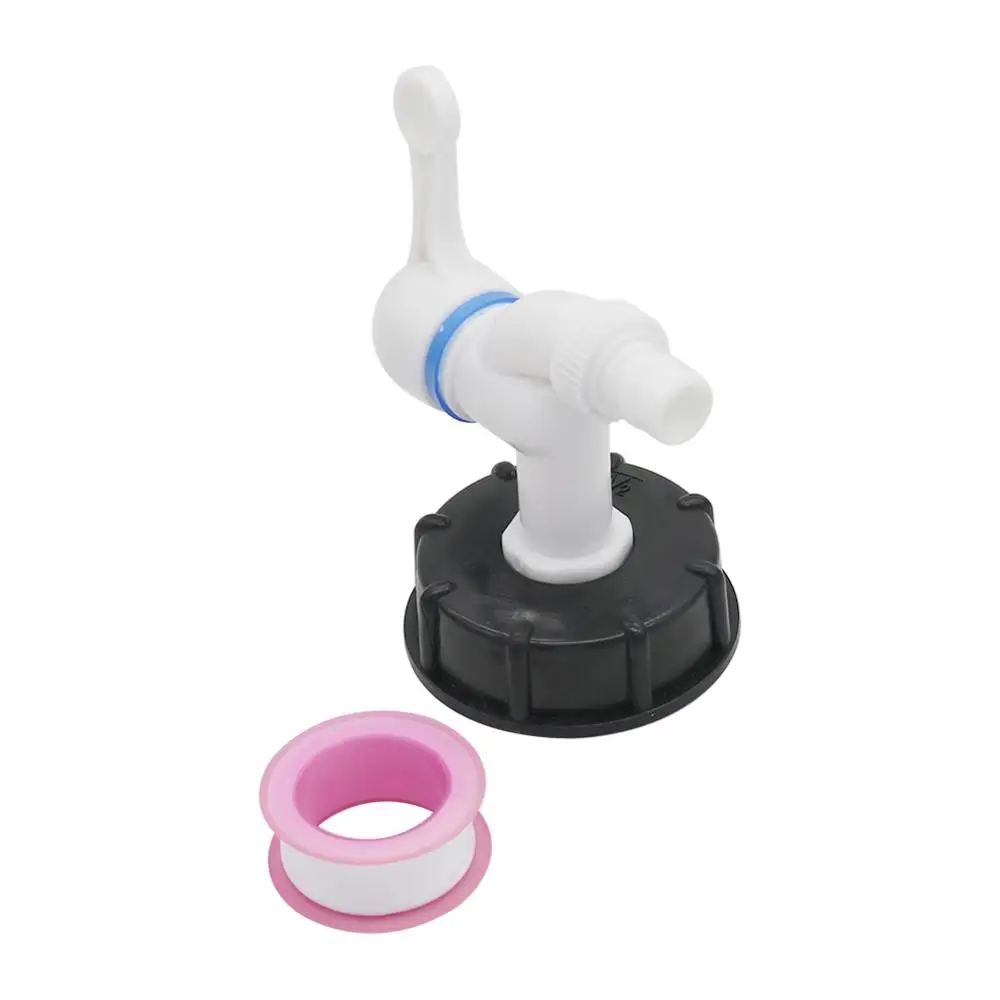 

S60X6 IBC Tank Female Thread Adapter To 1/2" Male Thread Replacement Valve Tap Seal Tape Garden Waterstop Connector Drain Faucet