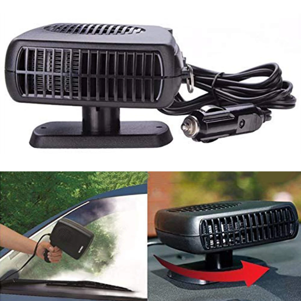 

12V/24V 200W Car Heater Electric Cooling Heating Fan Portable Electric Dryer Windshield Defogging Demister Defroster Accessories