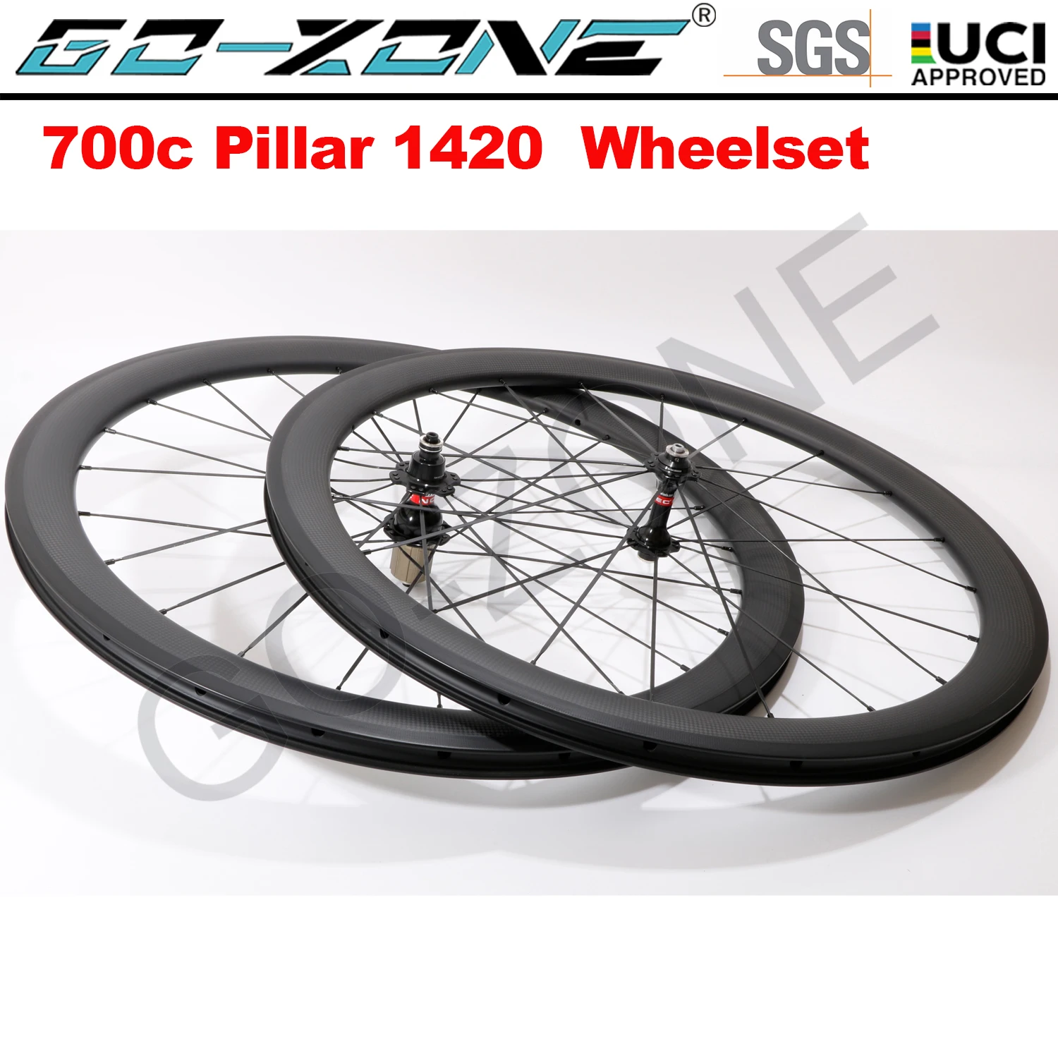 

Rim Brake Carbon 700c Wheelset Clincher TubelessTubular Hight TG 255°c Novatec 271 372 Pillar 1420 Carbon Road Rim Brake Wheels