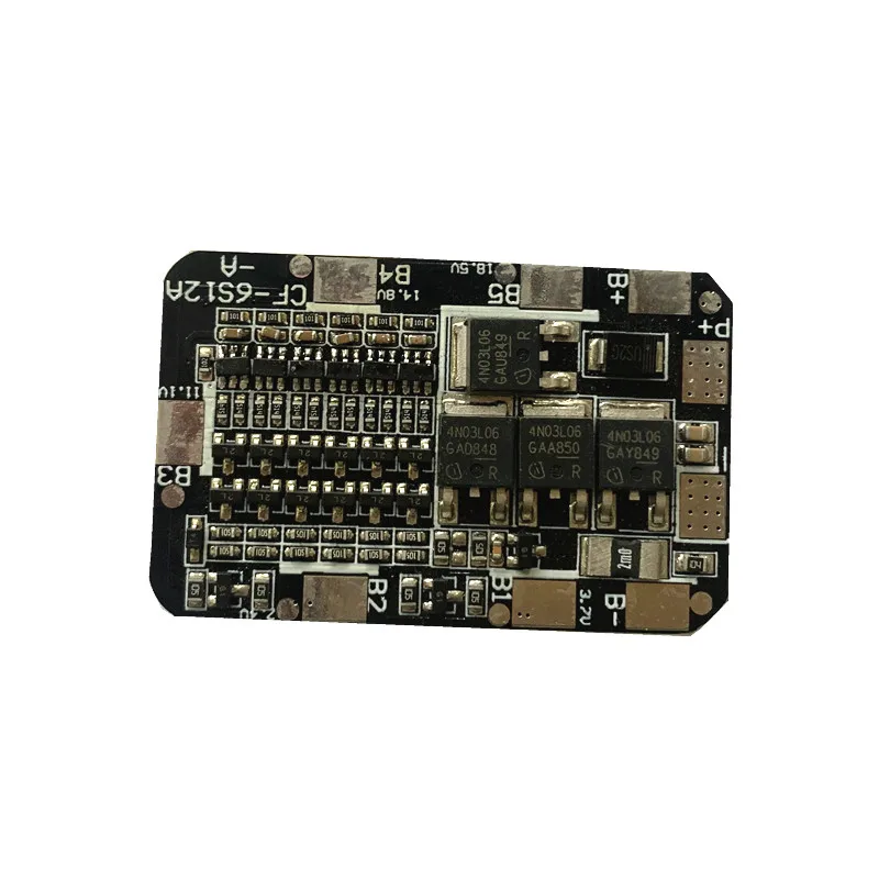 Equalizador de bateria de lítio 6s bms 20a 29.4v 18650, placa de circuito de proteção, módulo de carregamento de equilíbrio de íon de lítio