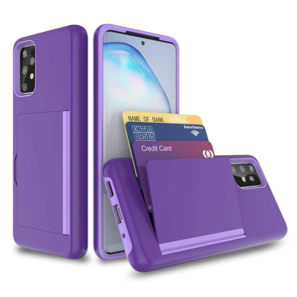 

Anti-Scratch Flip Door Case for Samsung Galaxy A52, A52s, 5G, Hidden Pocket, Bumper Cover, Funda