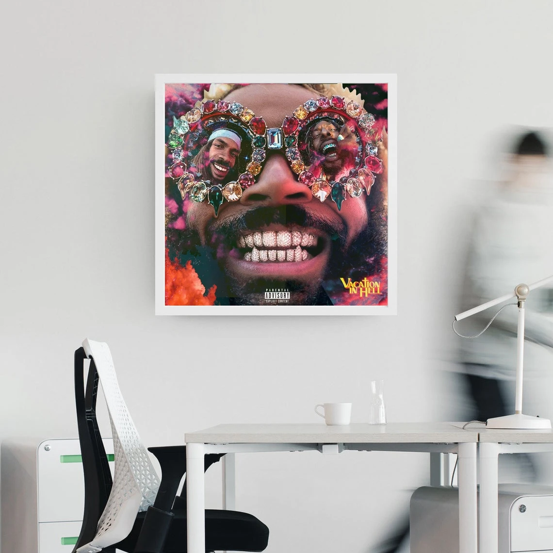 Flatbush Zombies Vacation In Hell Music Album Cover Poster Music Star Singer Canvas Print Art Wall Painting Home Decoration