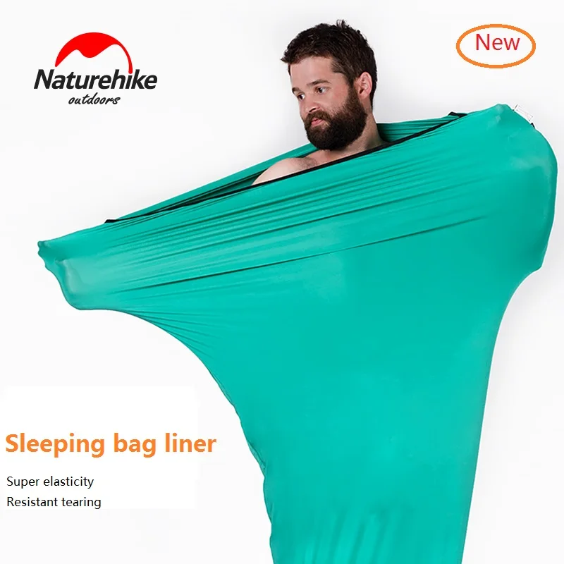 

Naturehike Outdoor Camping Sleeping Bag Liner Portable Ultralight High Elasticity Sheet Camping Travel Hotel Equipment 4-Colors