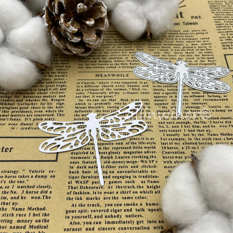 Dragonfly Allinwiner Metal Cutting Dies DIY Scrapbooking Album Paper Cards Decorative Crafts Embossing Die Cuts Handmade