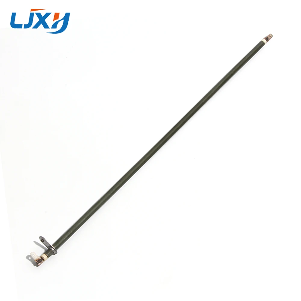 LJXH 2 PCS 440/450/480/500mm Green Heating Element with Round Metal Sheet for Electric Oven Electric Heat Tube by Annealing