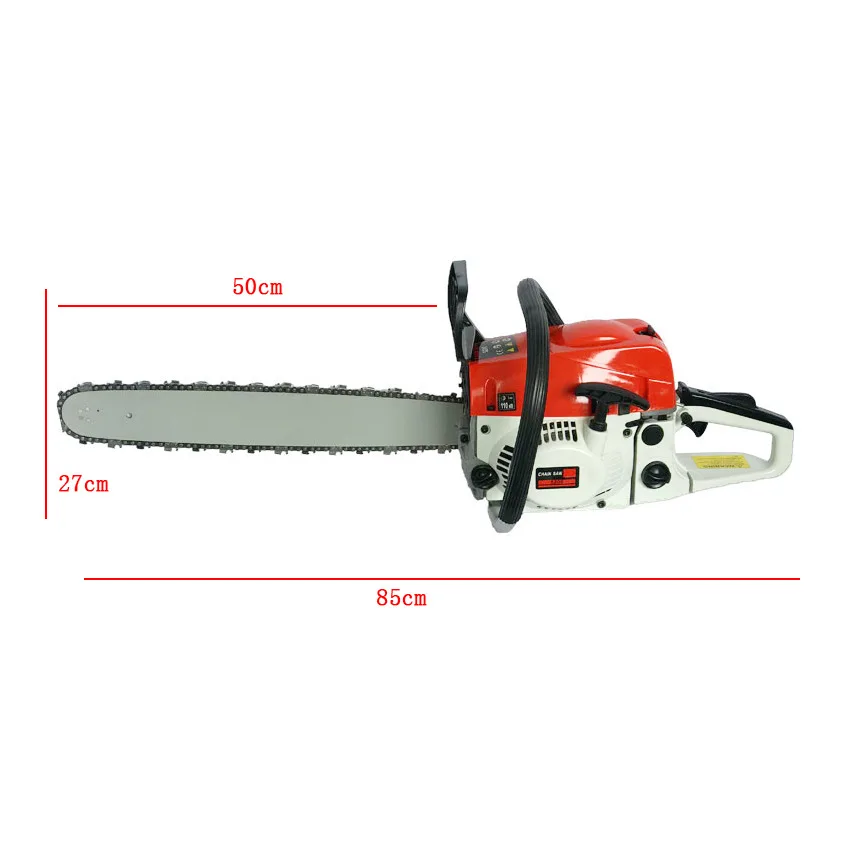 Gasoline chain saw 52cc20 inch guide plate foreign trade chain saw garden saw